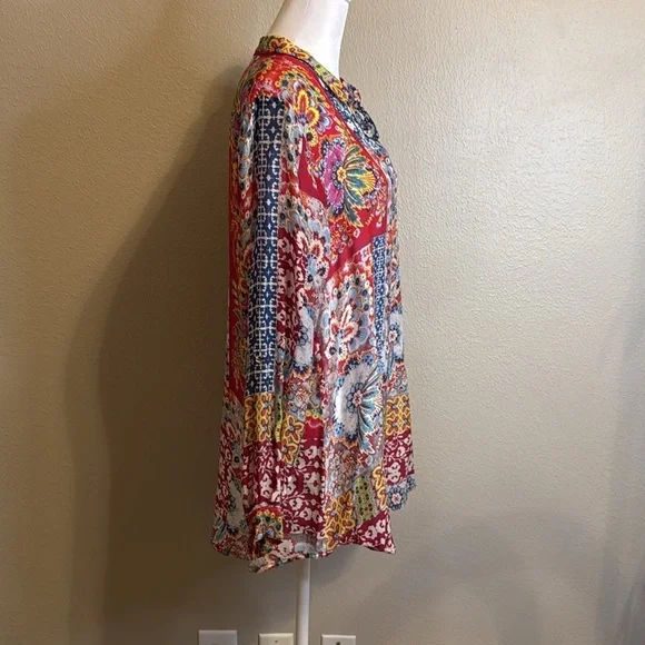 Johnny Was Size Medium Tunic - Picture 4 of 10